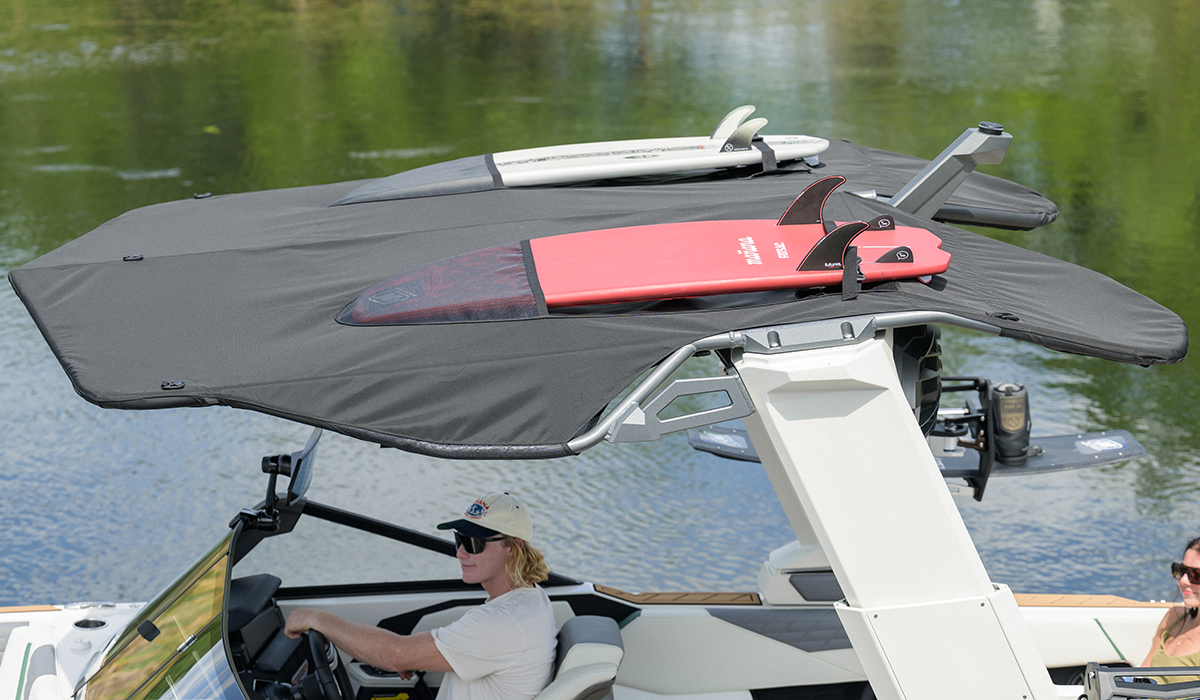 Bimini with Surf Pockets