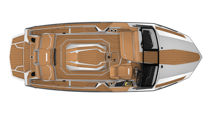 Ski Nautique Overhead View