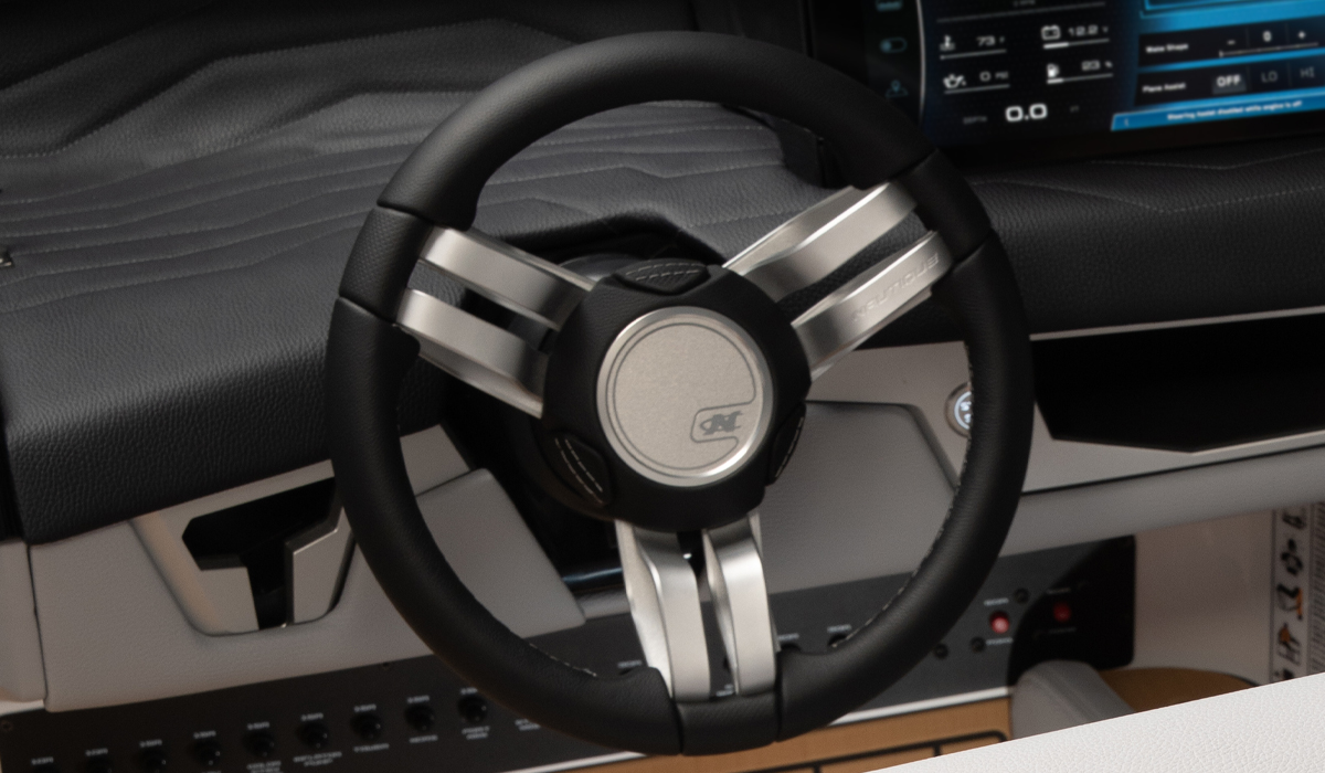 G21 Tandem Spoke Leather Steering Wheel