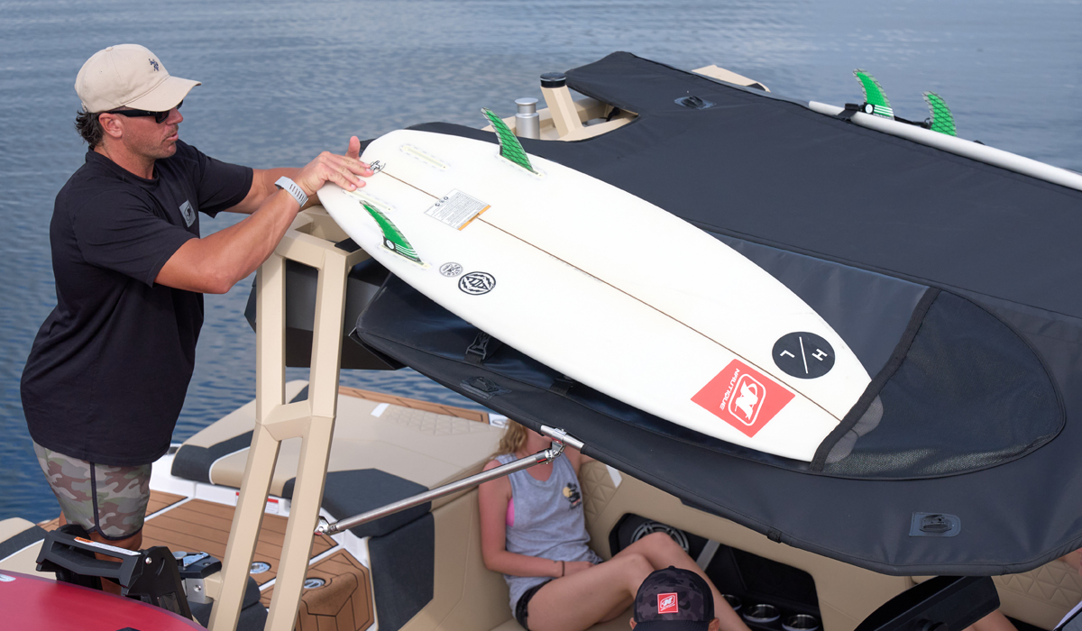 Bimini with Surf Pockets