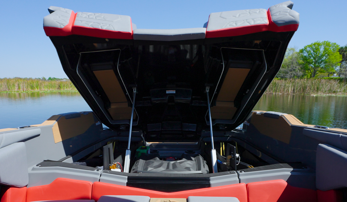 Actuated Engine Hatch