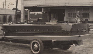 Old boat car