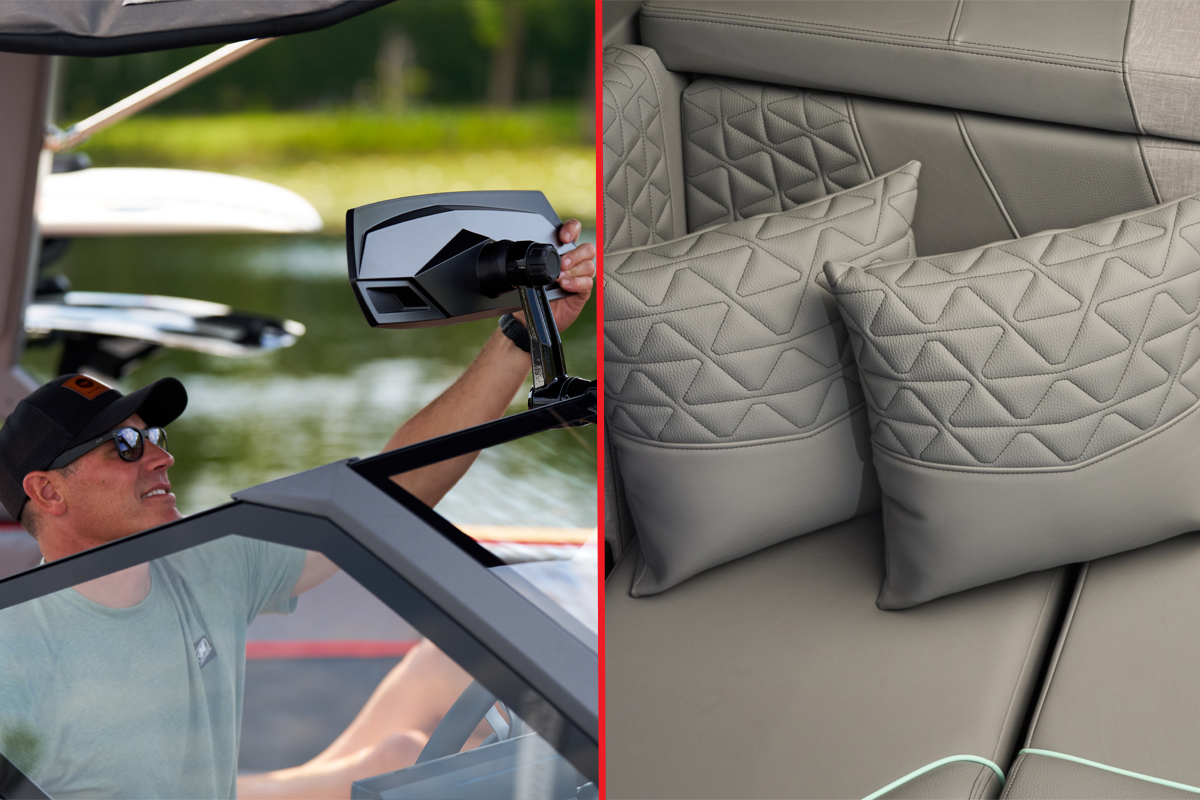 Swivel Mirror and Throw Pillow Options
